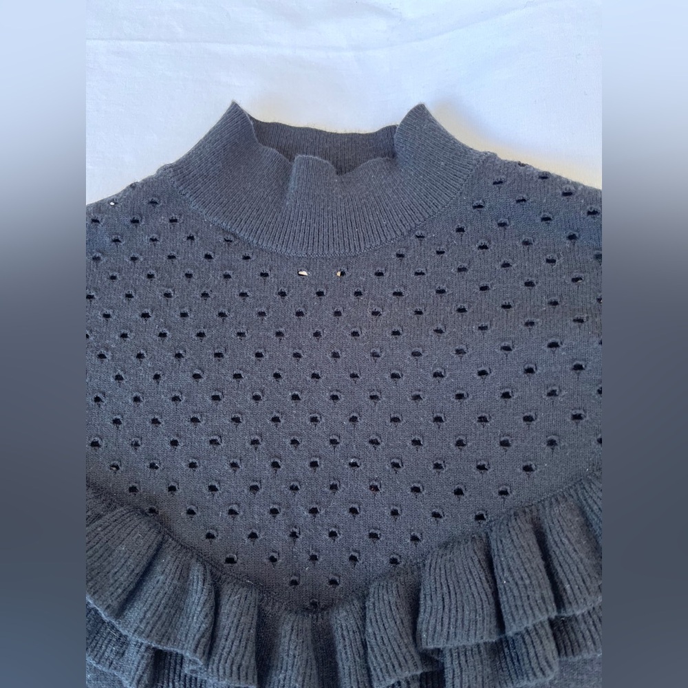 H&M | Frill Detail Mockneck Sweater - Picture 9 of 16